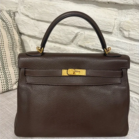 Hermes Kelly 32 Retourne Clemence GHW - Picture 2 of 16